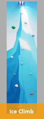 Fiberglass Fun Climbing Wall 1/1.2 Width For Indoor Or Outdoor Activity