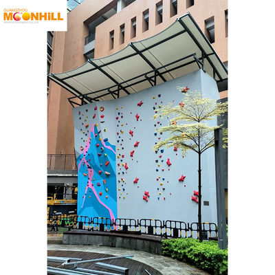 Anti UV EN12572 Outdoor Climbing Wall For Trampoline Park